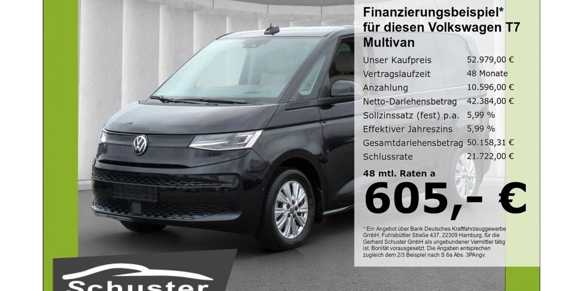 VW T7 Multivan 59.280 km 52.980 &euro; Ruhstorf 94099