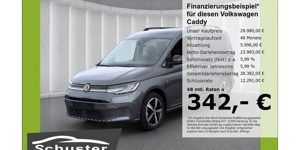 VW Caddy 11.849 km 29.979 &euro; Ruhstorf 94099