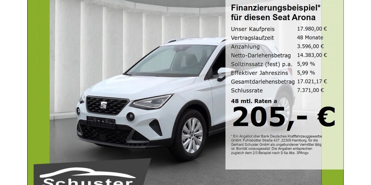 Seat Arona 19.877 km 17.979 &euro; Ruhstorf 94099