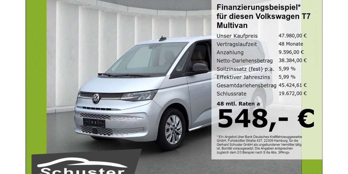 VW T7 Multivan 17.834 km 47.980 &euro; Ruhstorf 94099