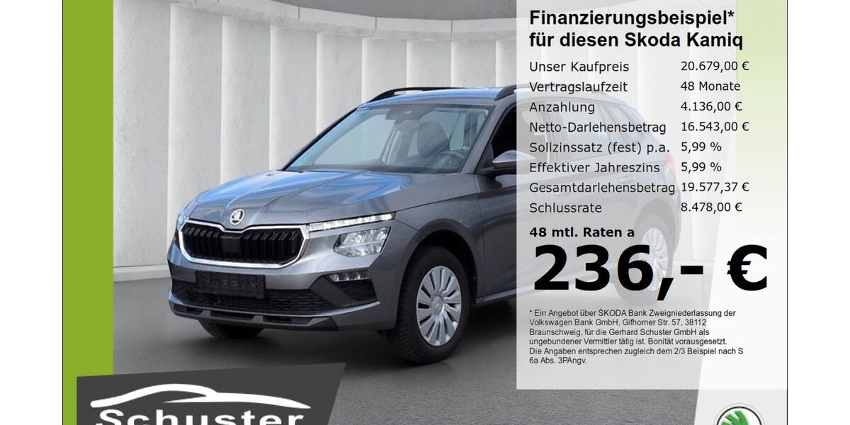 Skoda Kamiq 24.746 km 20.679 &euro; Ruhstorf 94099