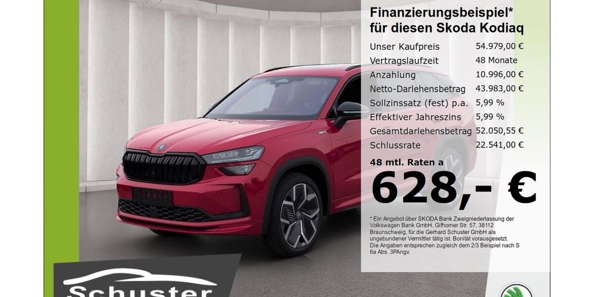 Skoda Kodiaq 1.891 km 54.979 &euro; Ruhstorf 94099