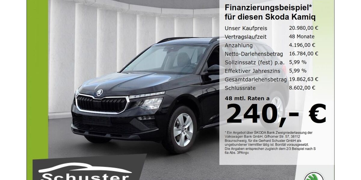Skoda Kamiq 7.107 km 20.679 &euro; Ruhstorf 94099