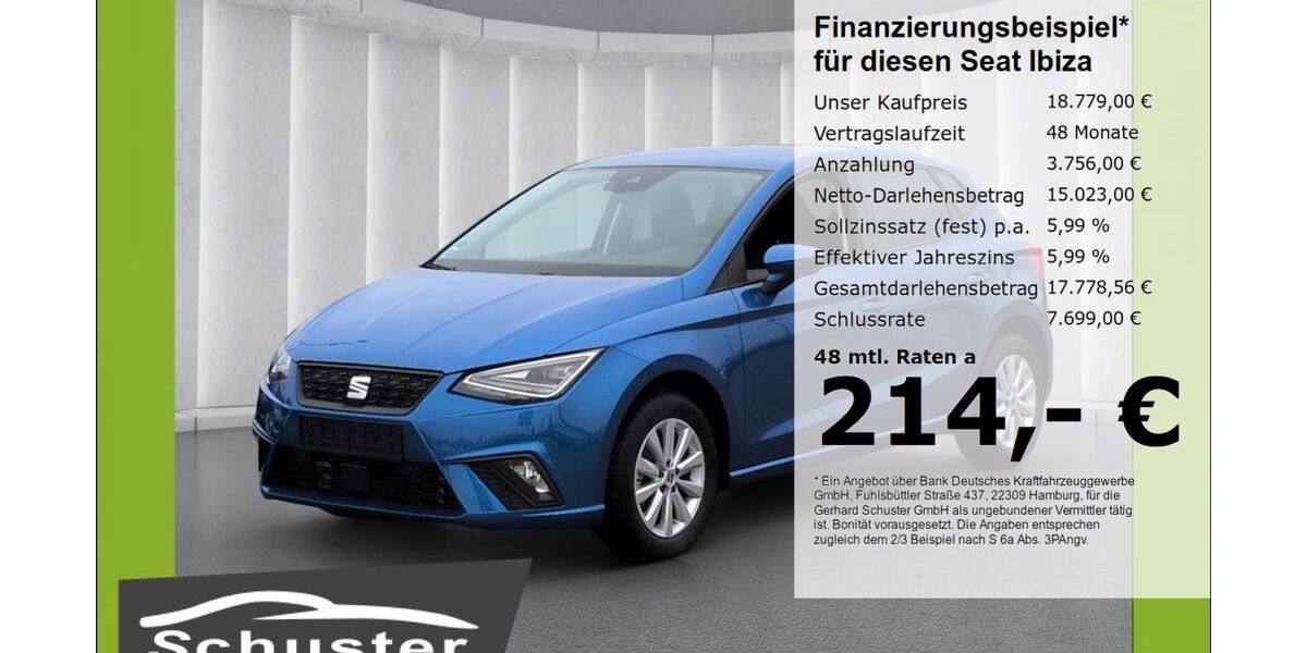 Seat Ibiza 17.548 km 18.480 &euro; Ruhstorf 94099