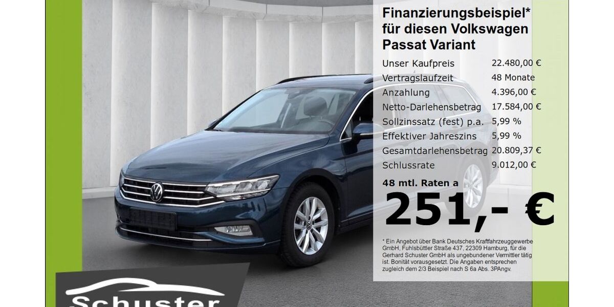 VW Passat Variant 108.523 km 21.980 &euro; Ruhstorf 94099