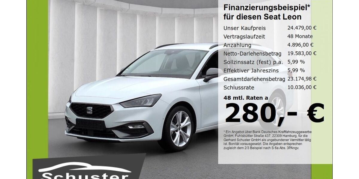 Seat Leon 19.860 km 24.479 &euro; Ruhstorf 94099
