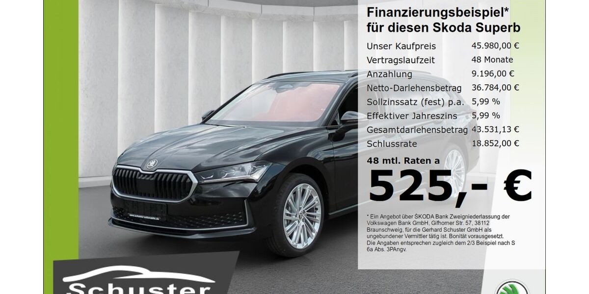 Skoda Superb 9.531 km 45.980 &euro; Ruhstorf 94099