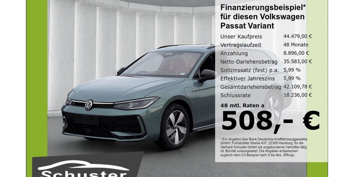 VW Passat Variant 6.874 km 44.479 &euro; Ruhstorf 94099