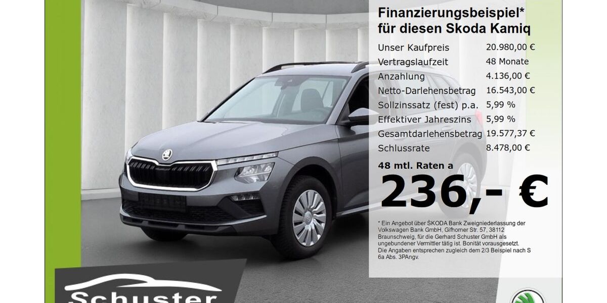 Skoda Kamiq 21.863 km 20.679 &euro; Ruhstorf 94099