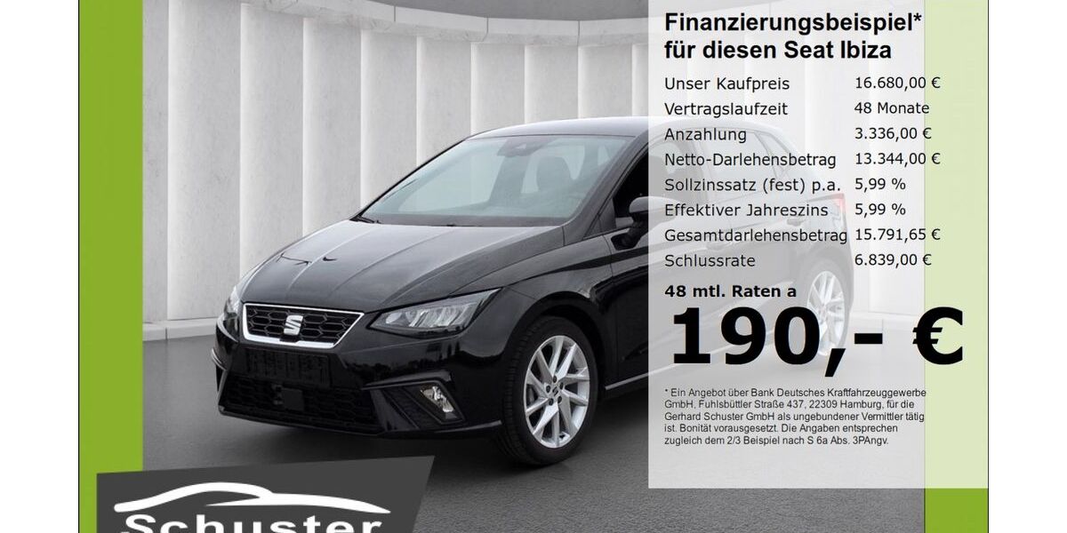 Seat Ibiza 10.190 km 16.180 &euro; Ruhstorf 94099