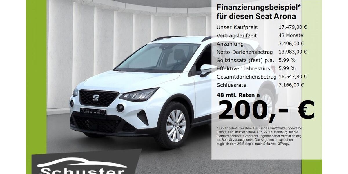 Seat Arona 14.995 km 17.479 &euro; Ruhstorf 94099