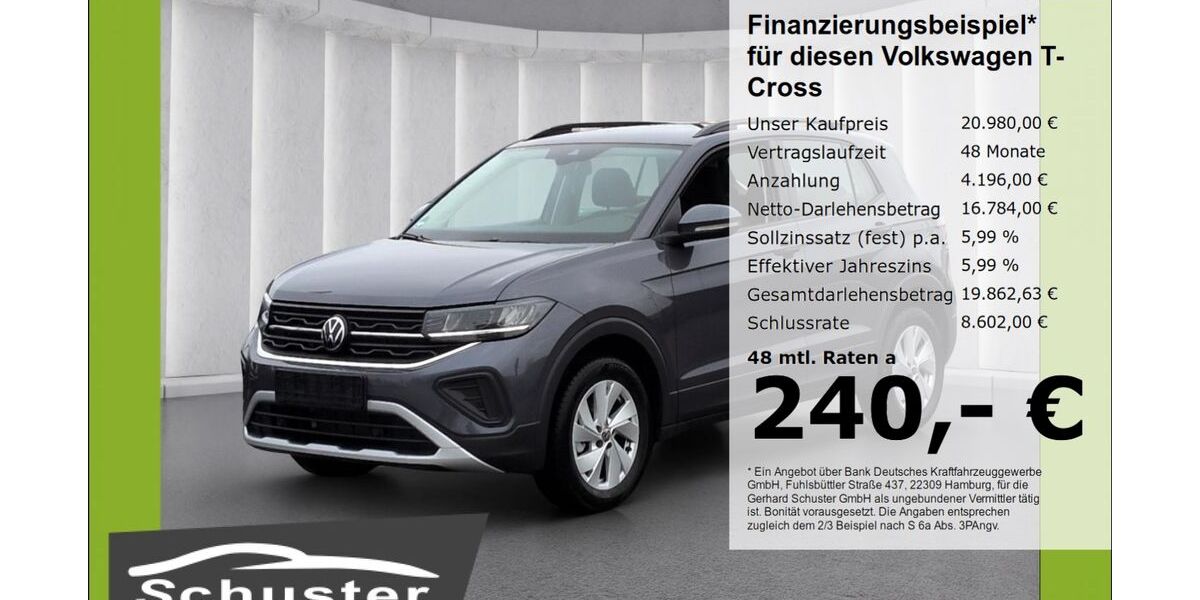 VW T-Cross 5.315 km 20.679 &euro; Ruhstorf 94099