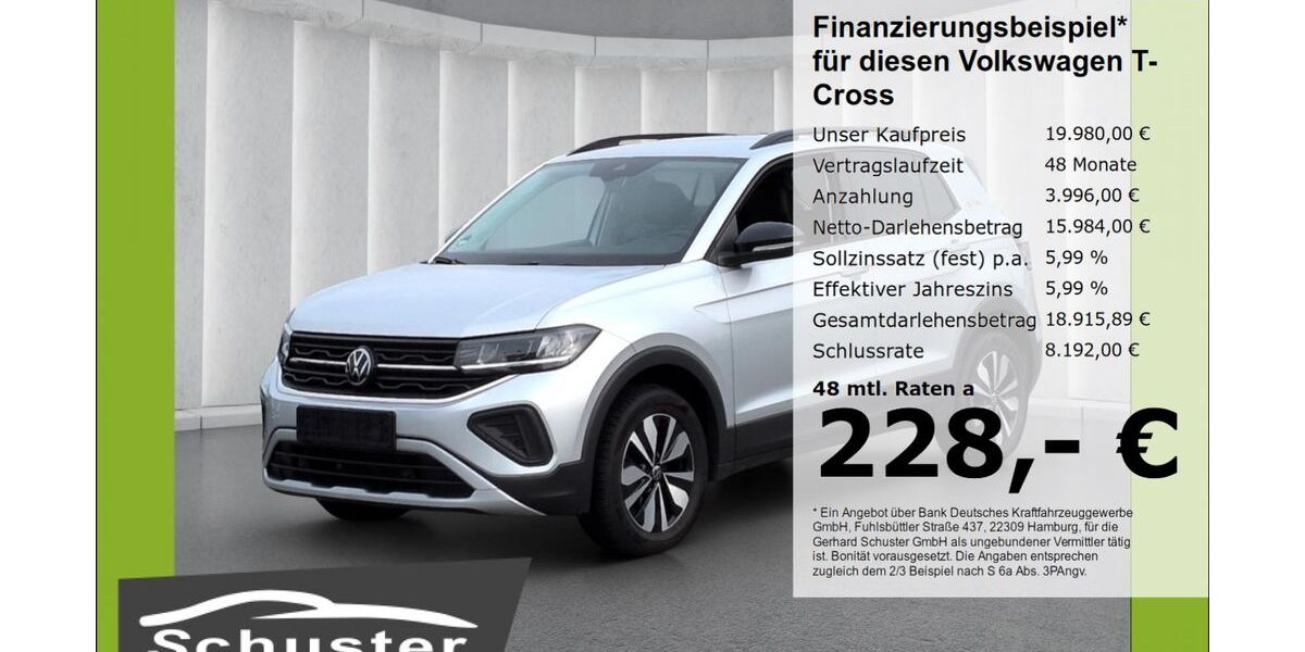 VW T-Cross 18.936 km 19.980 &euro; Ruhstorf 94099