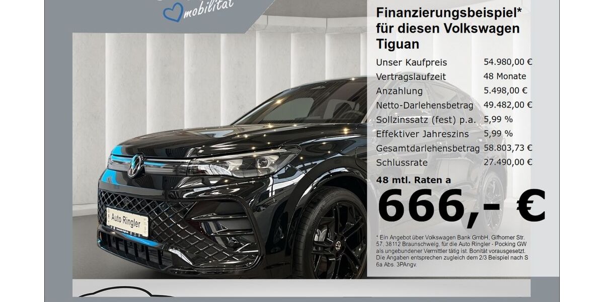 VW Tiguan 4.500 km 54.980 &euro; Pocking 94060