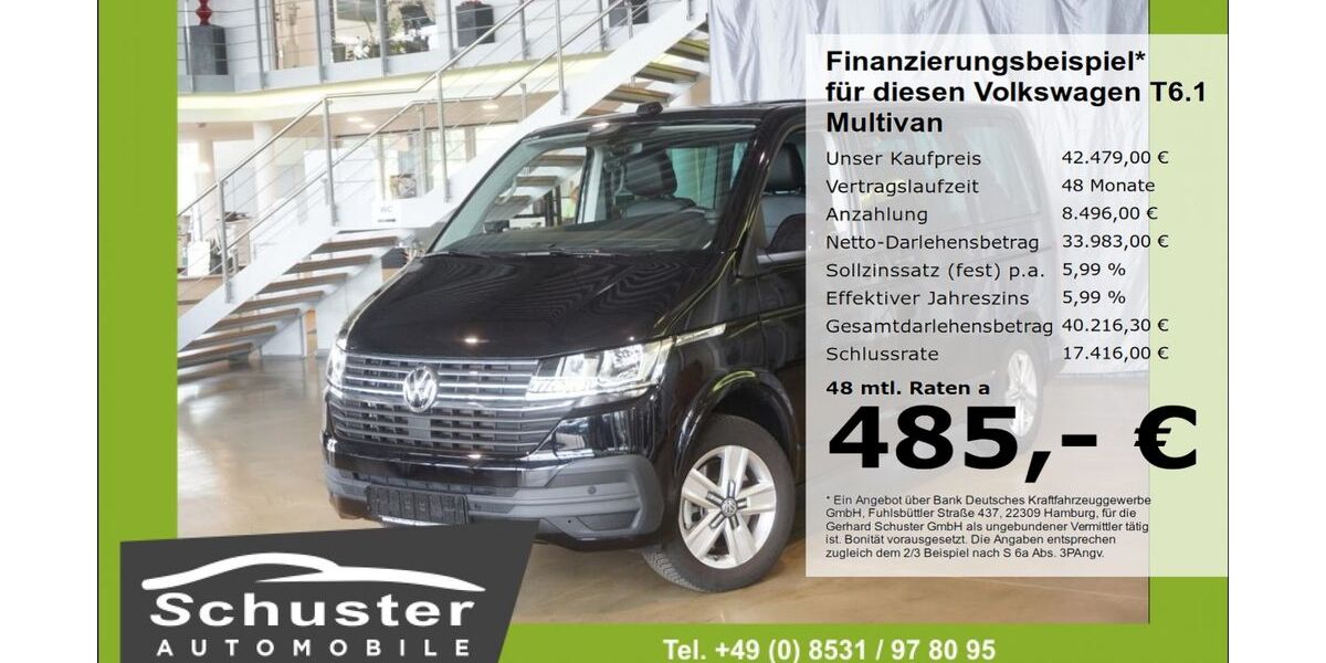 VW T6 Multivan 66.435 km 42.479 &euro; Ruhstorf 94099