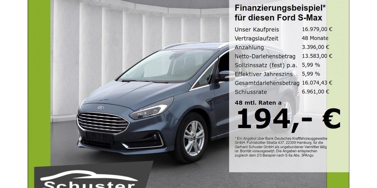 Ford S-Max 162.414 km 16.479 &euro; Ruhstorf 94099