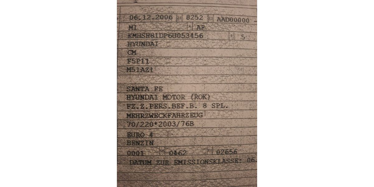 Hyundai SANTA FE 80.000 km 5.999 &euro; Pocking 94060