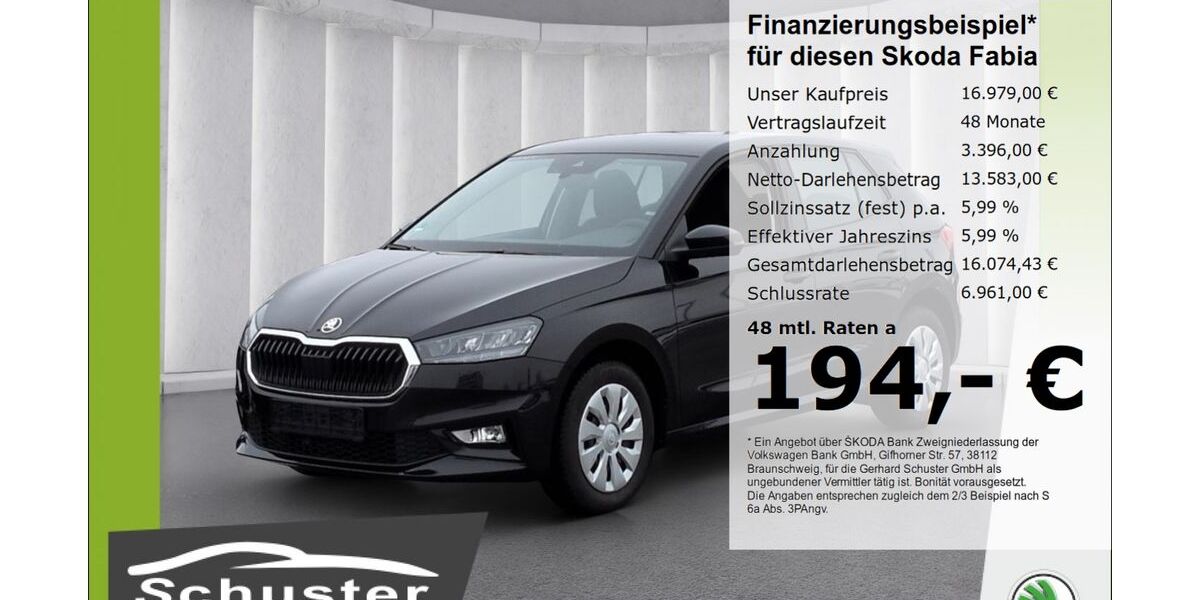 Skoda Fabia 19.877 km 16.680 &euro; Ruhstorf 94099