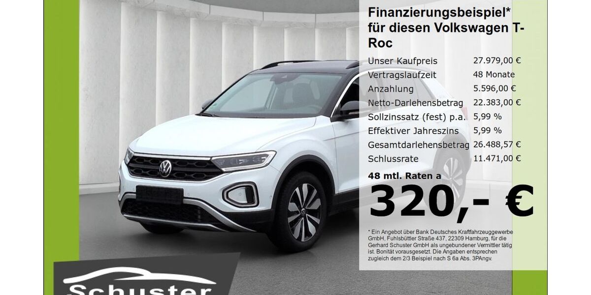 VW T-Roc 23.605 km 27.979 &euro; Ruhstorf 94099