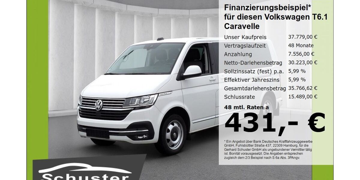 VW T6 Caravelle 104.808 km 37.279 &euro; Ruhstorf 94099