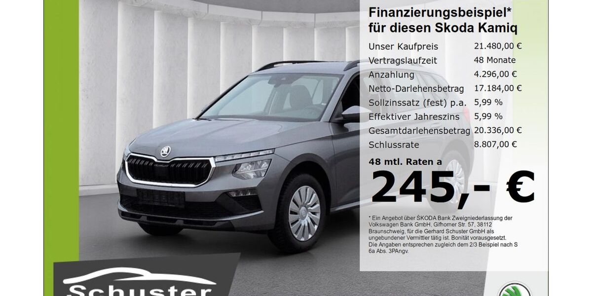 Skoda Kamiq 24.746 km 21.179 &euro; Ruhstorf 94099