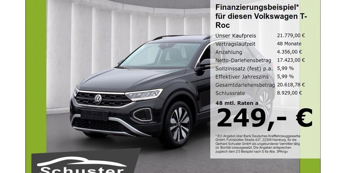 VW T-Roc 24.521 km 21.779 &euro; Ruhstorf 94099