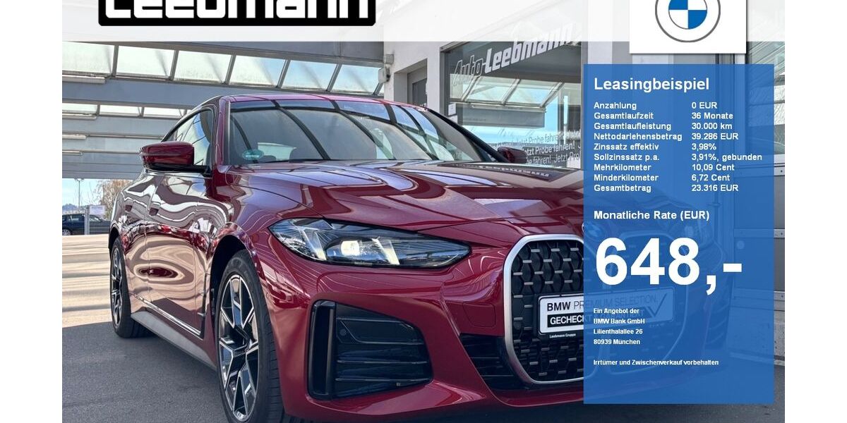 BMW 420 Gran Coupé 5.367 km 46.749 &euro; Passau 94036