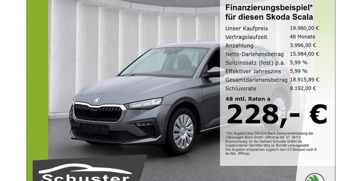 Skoda Scala 23.808 km 19.480 &euro; Ruhstorf 94099