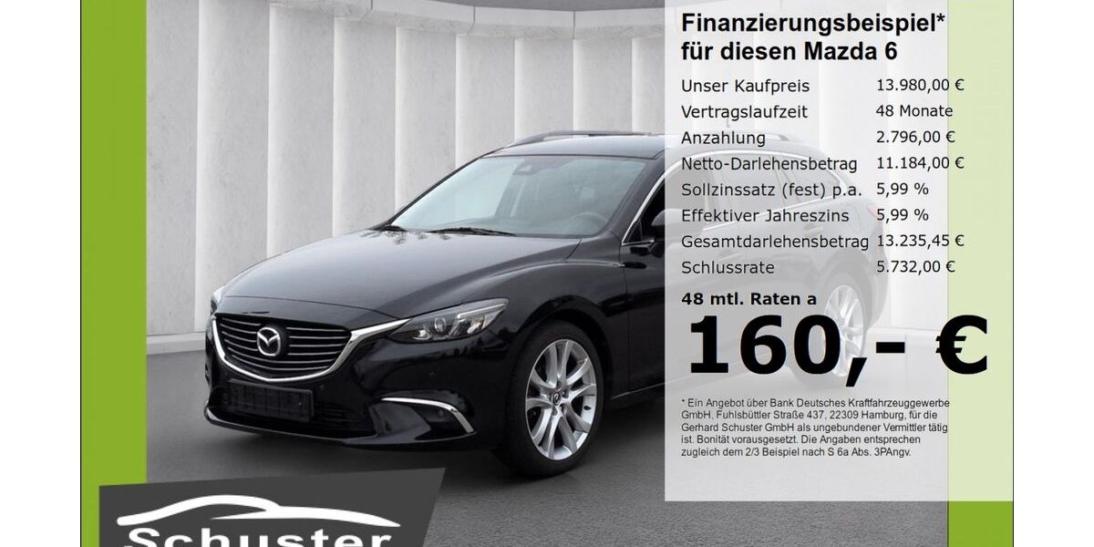 Mazda 6 116.553 km 13.380 &euro; Ruhstorf 94099