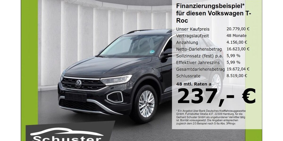 VW T-Roc 22.046 km 20.279 &euro; Ruhstorf 94099
