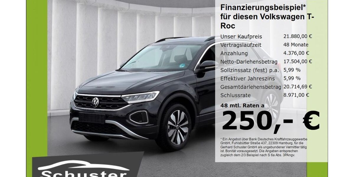 VW T-Roc 23.642 km 21.880 &euro; Ruhstorf 94099