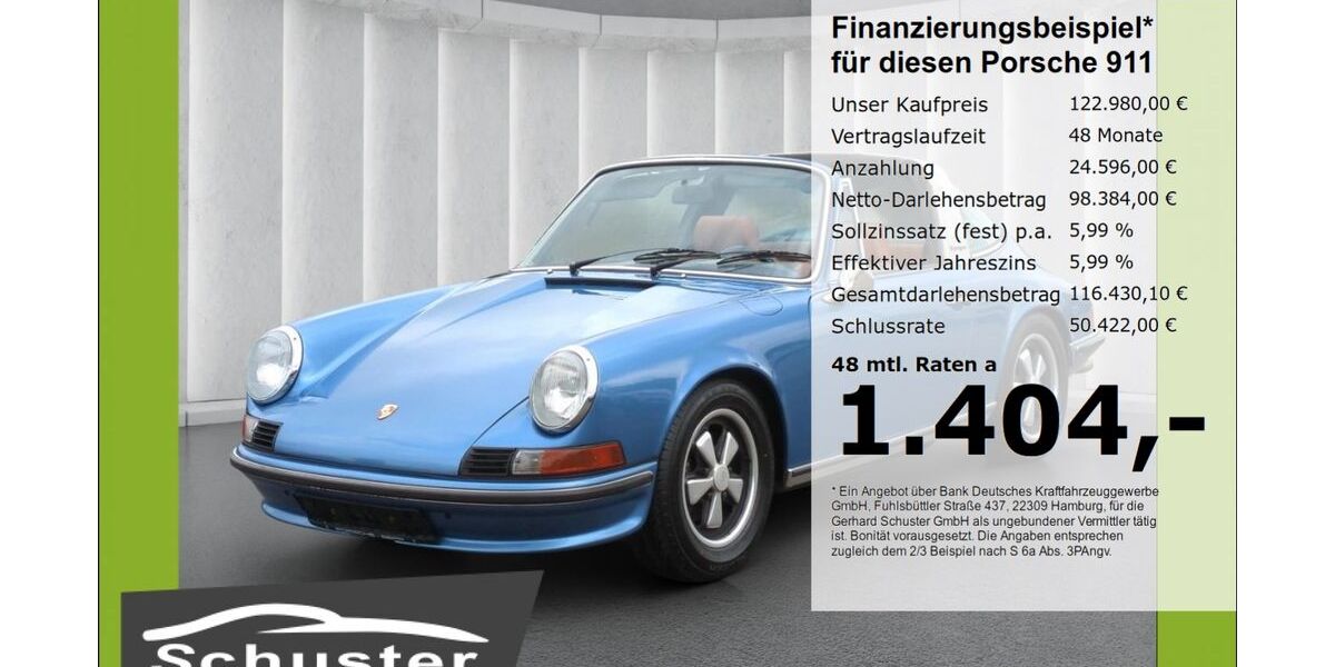 Porsche 911 Urmodell 101.010 km 122.980 &euro; Ruhstorf 94099