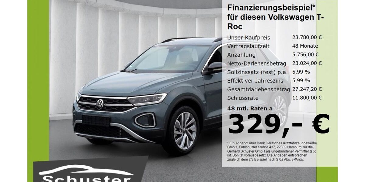 VW T-Roc 16.309 km 28.780 &euro; Ruhstorf 94099
