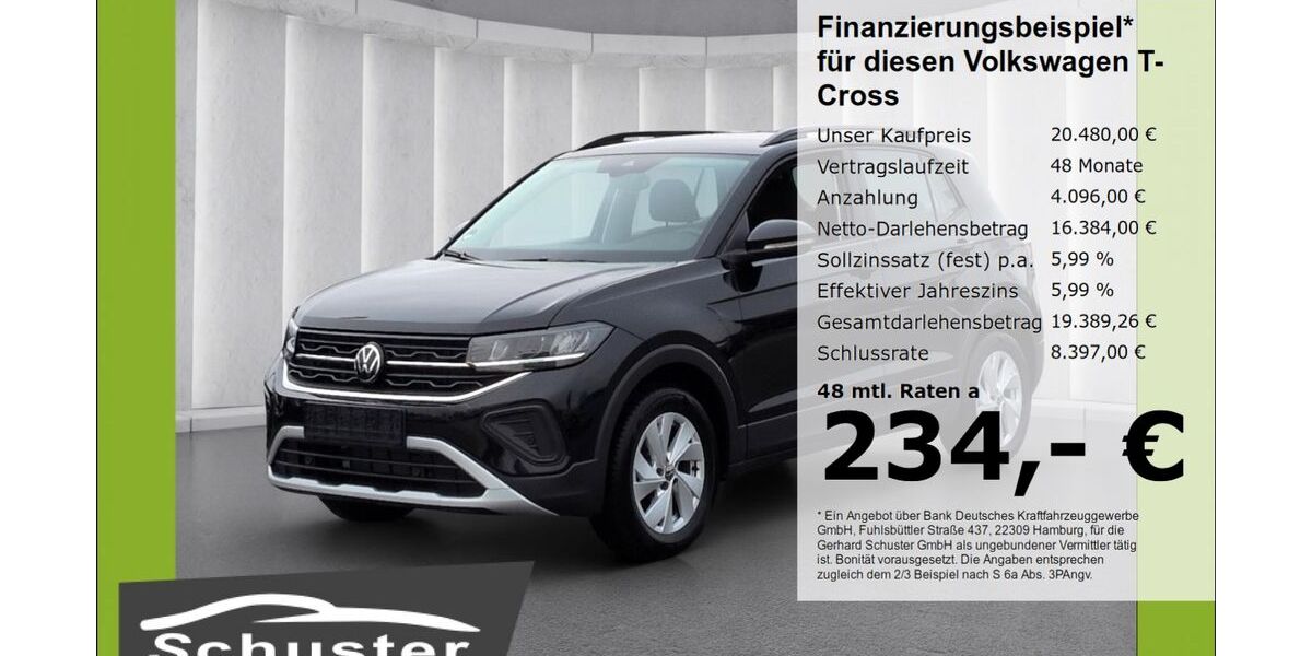 VW T-Cross 1.852 km 20.480 &euro; Ruhstorf 94099