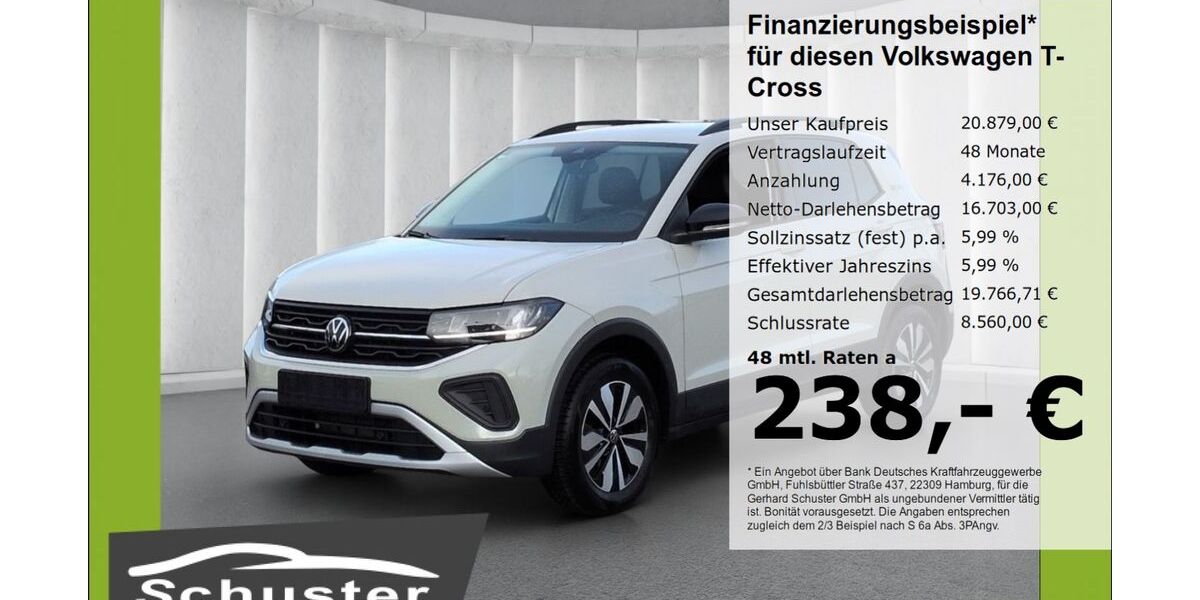 VW T-Cross 9.524 km 20.580 &euro; Ruhstorf 94099