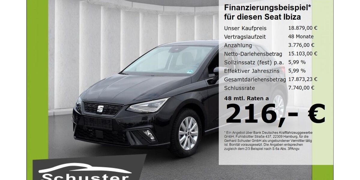Seat Ibiza 17.390 km 18.379 &euro; Ruhstorf 94099