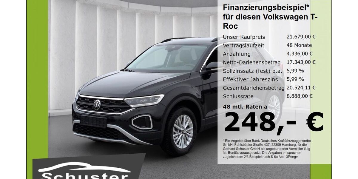 VW T-Roc 26.315 km 21.679 &euro; Ruhstorf 94099