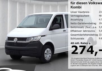 VW T6 Kombi 120.764 km 23.480 &euro; Ruhstorf 94099