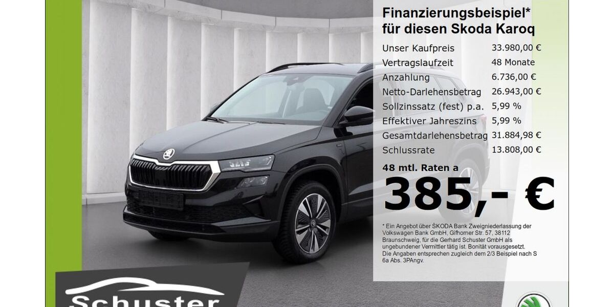 Skoda Karoq 26.625 km 33.679 &euro; Ruhstorf 94099