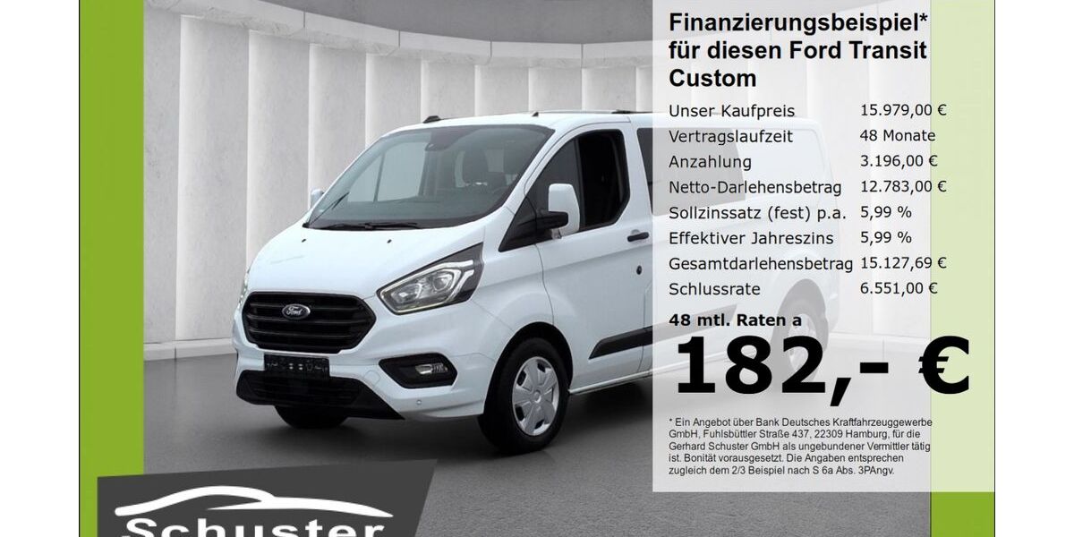Ford Transit Custom 199.898 km 15.479 &euro; Ruhstorf 94099