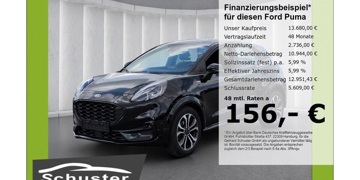 Ford Puma 83.334 km 13.680 &euro; Ruhstorf 94099