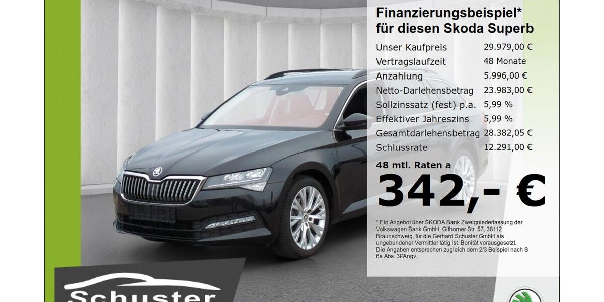 Skoda Superb 36.962 km 29.979 &euro; Ruhstorf 94099