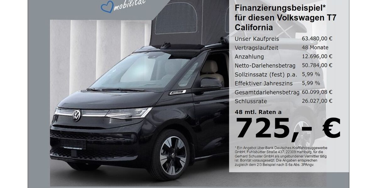 VW T7 California 31.023 km 62.980 &euro; Ruhstorf 94099