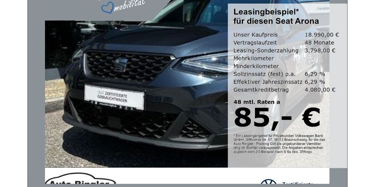 Seat Arona 8.900 km 18.990 &euro; Pocking 94060