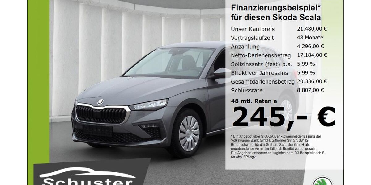 Skoda Scala 17.951 km 21.179 &euro; Ruhstorf 94099