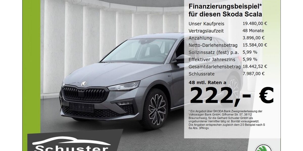 Skoda Scala 10.922 km 19.480 &euro; Ruhstorf 94099